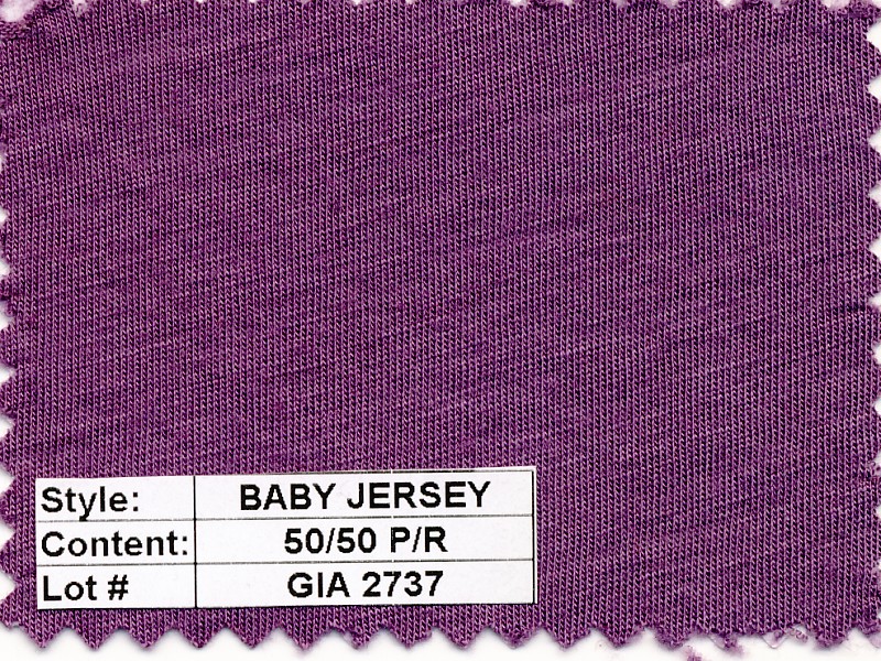 Baby Jersey 50/50 Poly Rayon